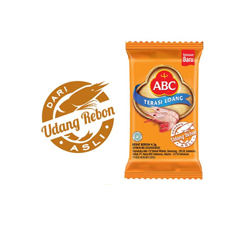 ABC TERASI UDANG (20X4.2G) PCK 20x3.8g