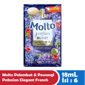 MOLTO PELEMBUT & PEWANGI PAKAIAN ELEGANT FRENCH RCG 6x18mL