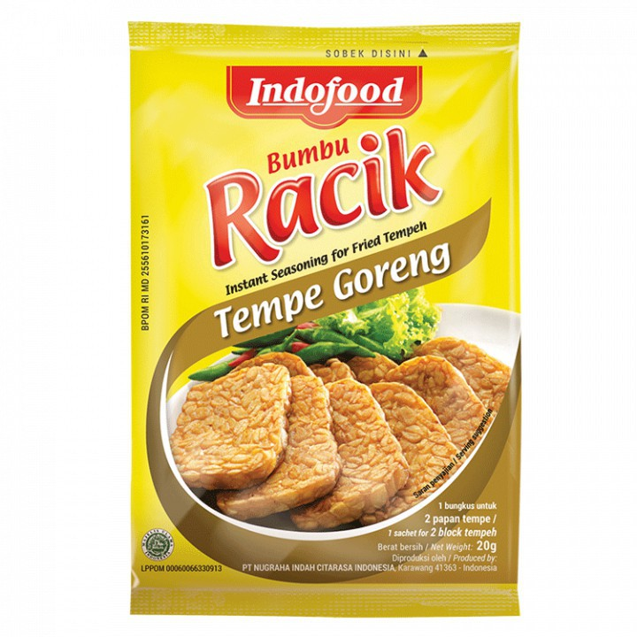INDOFOOD BUMBU RACIK TEMPE GRNG PCK 20g