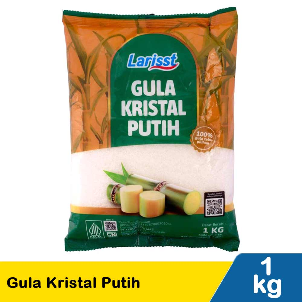 LARISST GULA KRISTAL PUTIH PCK 1kg